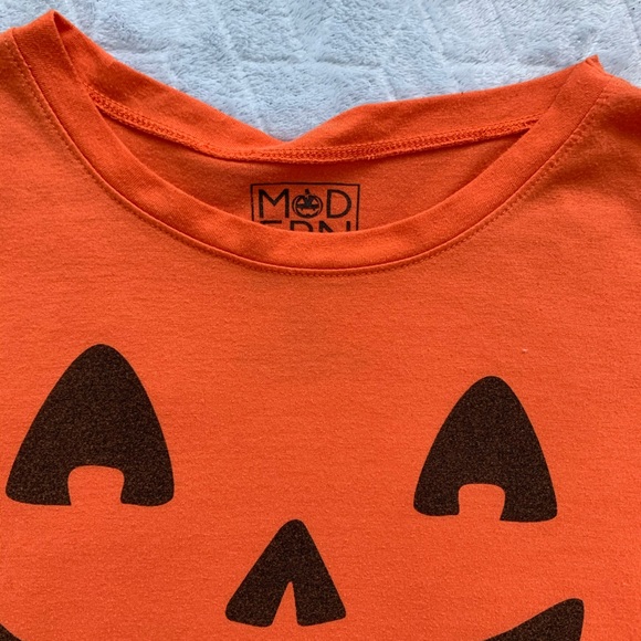 Halloween orange pumpkin t-shirt - Picture 3 of 3